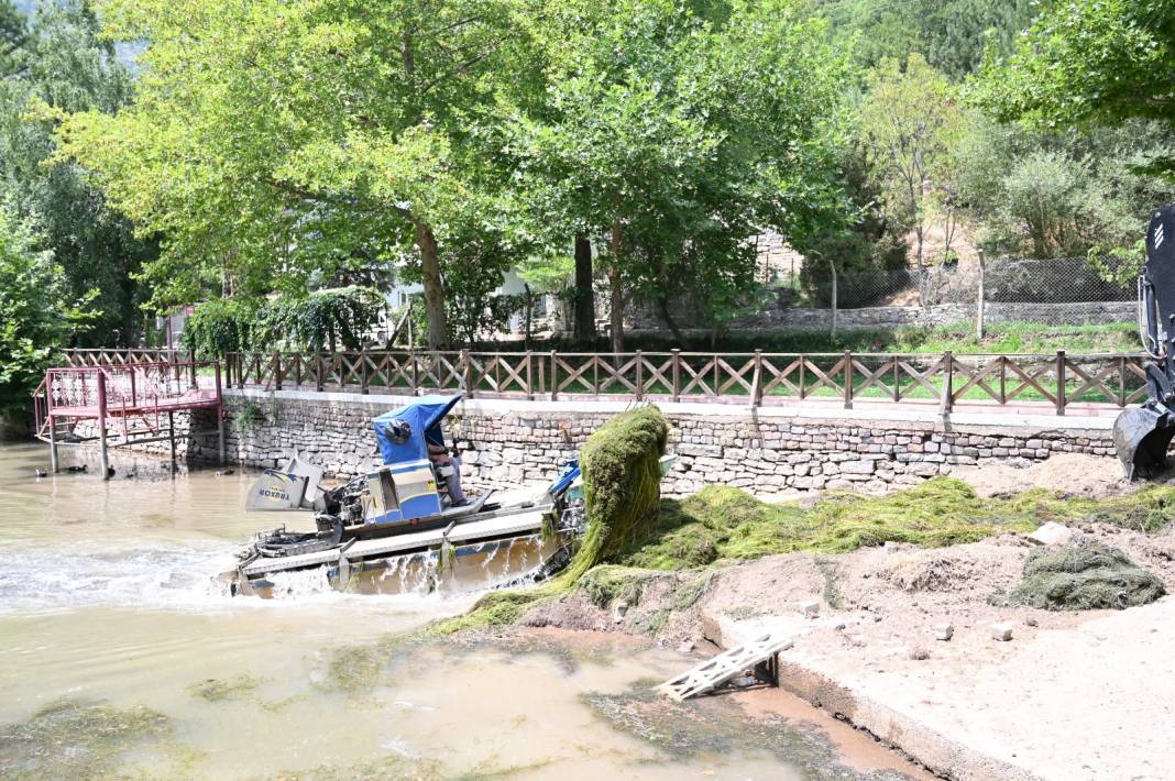 Konya’nın ünlü tabiat parkında temizlik başladı 3